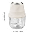 thumbnail image 3 of Outdor Garlic Chopper 2026 Upgraded Food Processor USB Rechargeable Portable Wireless Veggie Chopper With 6 Stainless Steel For Garlic Onion And Meat, 3 of 6
