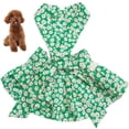 thumbnail image 1 of Chien Bowknot Robe Fleur: Coton Chiot Princesse Robe pour Animaux de Compagnie Vêtements pour l'Été, 1 of 7