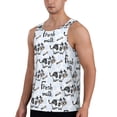 thumbnail image 2 of Daiia Cow With Fresh Milk Printed Men's Quick Dry Fit Muscle Tank Top Slim-Fit Tank Workout Tank Top Lightweight Sports Tank Top-XX-Large, 2 of 7