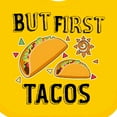 thumbnail image 4 of Inktastic But First Tacos Boys or Girls Baby Bib, 4 of 4