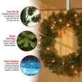 thumbnail image 5 of 24" Fir Wreath with Clear Lights, 5 of 5
