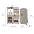 thumbnail image 3 of Teamson Kids Little Chef Normandy Wooden Play Kitchen with Modular Fridge, Sink, Oven & Pretend Play Accessories, Green, 3 of 14