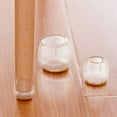 thumbnail image 4 of IM Beauty 24pcs Round Chair Leg Caps, Round Clear Silicone Table Furniture Leg Feet Tips Covers Wood Floor Protectors, Felt Pads, 4 of 4