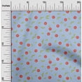 thumbnail image 1 of oneOone Silk Tabby Fabric Leaves & Apple Fruited Craft Fabric BTY 42 Inch Wide, 1 of 1