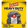 thumbnail image 1 of Bolsas de basura Glad ForceFlex Heavy Duty, 30 litros, 68 quilates, 80 kg o más, 1 of 9