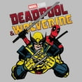 thumbnail image 2 of Women's Marvel: Deadpool & Wolverine Fighting Pose Graphic T-Shirt, 2 of 4