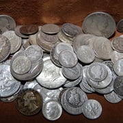 United States Mint USA 90% Silver $5 Face Coin Lot - Mixed Dimes Halves and Quarters United States