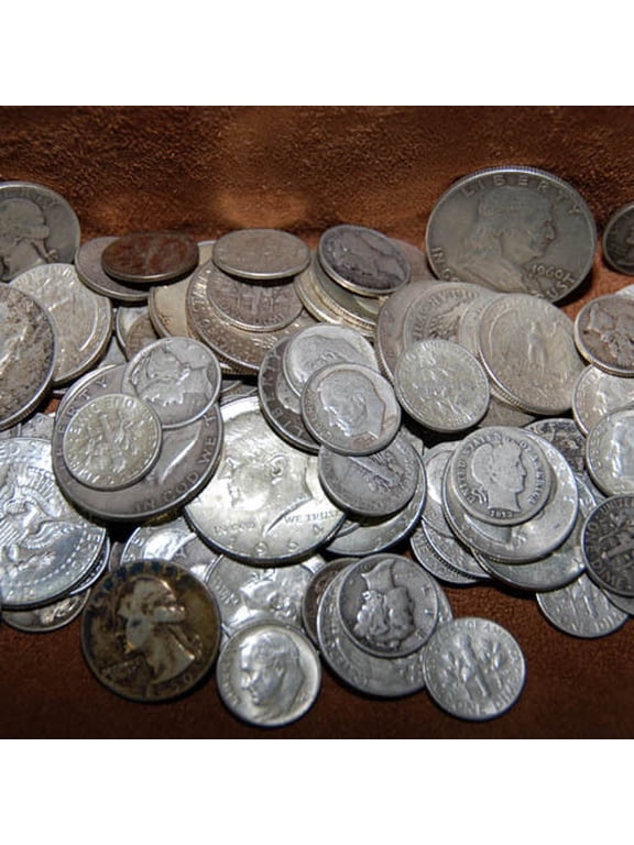 USA 90% Silver 50c Coin Lot - Five Dimes or Two Quarters - United States Mint