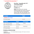thumbnail image 2 of Flex Plate - Compatible with 1977 - 1979 Pontiac Phoenix 1978, 2 of 2
