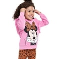 Disney Toddler Girls Minnie Mouse Ruffle Hoodie and Leggings Outfit Set