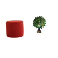 thumbnail image 1 of Escabel,Reposapiés pequeño,taburete otomano,sofá,taburete de té,Reposapiés Cubo Taburete Taburete para Dormitorio Baño,Figura de escritorio,Estante de estatua de pavo real para, 1 of 8