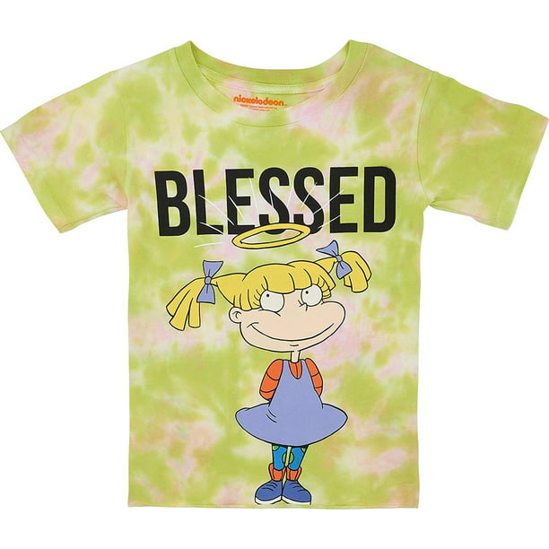 NICKELODEON ALL GROWN UP - Rugrats Angelica Pickles Girls' Tie Dye T ...