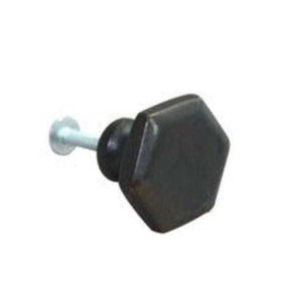 John Wright 88-743 1.13 in. Hex Knob Chrome Finish