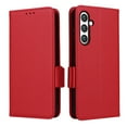 thumbnail image 6 of Designed for Samsung Galaxy S25 Plus Case, Luxury PU Leather Wallet Phone Case with Card Holder Flip Kickstand Drop Protection Phone Case Cover for Samsung Galaxy S25 Plus - Red, 6 of 6