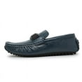 thumbnail image 3 of Men's Casual Loafers Slip On Leather Shoes Lightweight Driving Shoes Moccasins Classic Penny Loafer Flats Boat Shoes Outdoor Walking Shoes, 3 of 14