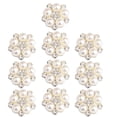 thumbnail image 2 of yuksok 10Pcs Rhinestone Flatback Pearl Embellishment Wedding Decor DIY Craft c, 2 of 9