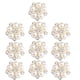 thumbnail image 2 of 10 piezas flor en forma de adorno de perlas de de imitación botón de perlas Flatback DIY accesorios botones de Navidad , 3 Macarena Flatback, 2 of 8