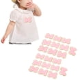 thumbnail image 4 of Iron On Patches, Bows Iron On Patches Pink Cute Skin Friendly Fashionable Exquisite  For Backpacks, 4 of 8