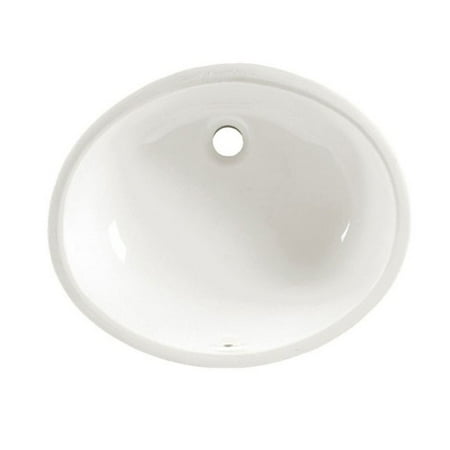 Photo 1 of American Standard 0496.300 Ovalyn 17" Undermount Porcelain Bathroom Sink - White