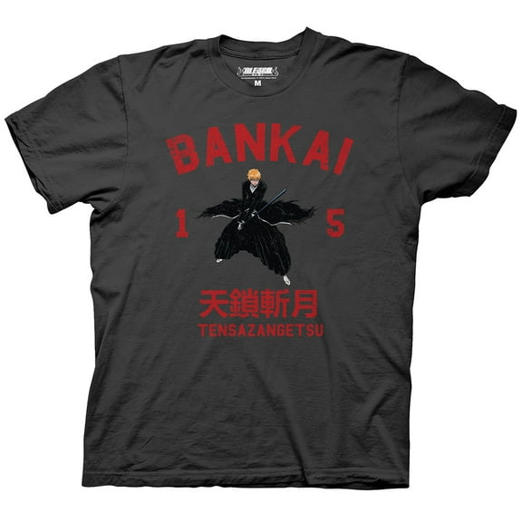 Bleach Ichigo Bankai Tensazangetsu Anime Adult T-Shirt L