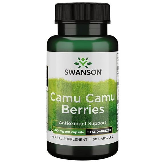 Swanson Wildcrafted Camu Camu Berries 500 mg 60 Capsules
