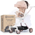 thumbnail image 1 of ESQUIMAL Carriola para Bebé Ligera, Portátil, Plegable, con Asiento Girorio 360°, Reclinable a 3 Posiciones, Portavasos Removible (Beige), 1 of 5