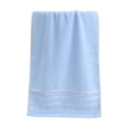 thumbnail image 2 of Qonioi Large Turkish Bath Towel, Soft Highly Absorbent Cotton Bath Towel with Quick Dry, Lightweight Multipurpose Towel for Bathroom Beach Shower Gym, Blue, 2 of 6