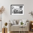thumbnail image 4 of Historic Framed Print, Asleep in Battery Park on a hot day, 17-7/8" x 21-7/8", 4 of 9