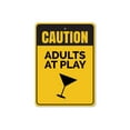 thumbnail image 2 of Adults at Play Novelty Sign, Metal Wall Decor - 10x14 inches, 2 of 4