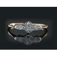 thumbnail image 3 of Art Deco Round Cut Simulated Diamond Pretty Wedding Ring In 14k Rose Gold Plated, 3 of 3