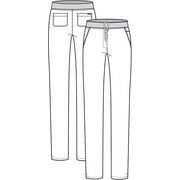 Adar Pro Scrubs For Women - Skinny Leg Yoga Scrub Pants