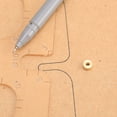 thumbnail image 1 of 6Pcs Leather Brass Space Set DIY Craft Tool Wide Narrow Hole Marking Hand Tool For Leather  Positioning, 1 of 8