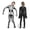 Girls, variant on Joyfy Glow in the Dark Skeleton Costume for Kids, Skelebones Costume, Bone Jumpsuit, Kids Halloween Dress up 3-10 Years
