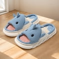 thumbnail image 4 of Pantuflas antideslizantes Likrtyny Punta abierta Azul 40-41, 4 of 9
