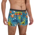 thumbnail image 4 of Cauagu Animals In Camping Print Boxer Briefs for Men,Comfortable Breathable Men's Underwear Moisture Wicking Underpants -Large, 4 of 8