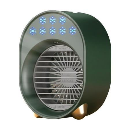 

WRXMIJNHGSA Clearance 2024 USB Air Cooler Humidifying Spray Cooling Desktop Refrigeration With 6 Colors LED