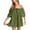 Army Green, variant on Simua Women's Summer Square Neck Romper Short Sleeve Backless Tie Front Flowy Solid Color Jumpsuit Beach Vacation Outfits