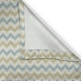 thumbnail image 5 of Ambesonne Beige Grommet Curtain, Herringbone Line Pattern, 50" x 84", Beige Stale Blue Dust, 5 of 6