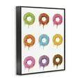 thumbnail image 3 of Stupell Industries Bright Donut Rows Food & Beverage Painting Black Framed Art Print Wall Art, 16 x 20, 3 of 8
