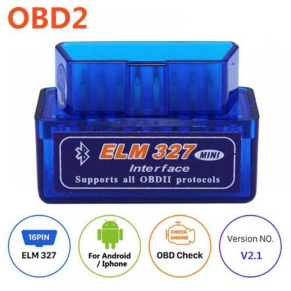ELM327 Bluetooth V2.1 OBD2 Car Scanner Diagnostic Tool Mini
