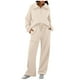 thumbnail image 2 of Ploknplq Jumpsuits for Women,Jogging Suits for Women Plus Size,Lounge Sets for Women,2 Piece Outfits Sweatsuit Sets Baggy Sweatpants,Matching Sets Women Clothing,Track Suits for Women Set Beige 3XL, 2 of 4
