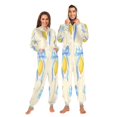 thumbnail image 3 of IAUYY Unisex Adult Onesie Pajamas Ultra-Soft Crystal-Soft Fabric, Halloween Adult Onesie Pajamas Adults,With a Zipper Plus Size Onesie Pajamas, The Blue Bow Tie, 3 of 7