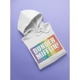 thumbnail image 3 of Dunder Mifflin Rainbow Hoodie Men The Office, Male XX-Large, 3 of 4