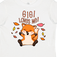 thumbnail image 4 of Inktastic Gigi Loves Me- Cute Baby Fox Boys or Girls Toddler T-Shirt, 4 of 5