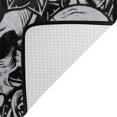 thumbnail image 4 of Dreamtimes Lightweight Soft Area Rugs 63 x 48 in, Vintage Skull and Flowers Art Floor Mat for Kids Playing Room Hardwood Floor Living Room Nursery Rugs, 5'3" x 4', 4 of 6