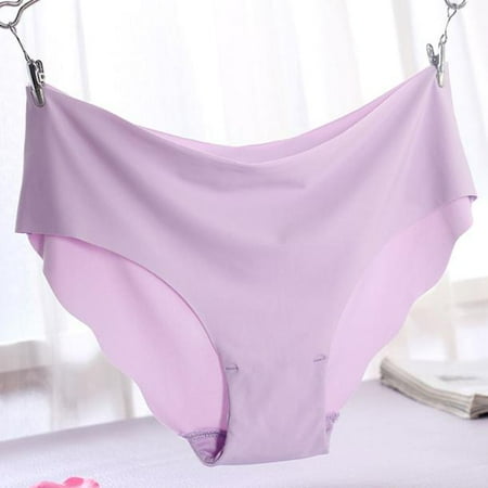 

B91xZ Lingerie For Women Gas Crotch Underwear Seamless PP L Thong Cotton Spandex Women Honeymoon Outfits for Women Purple One Size