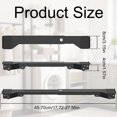 thumbnail image 2 of AMERTEER 2Pcs Washing Machine Sliders Extendable Appliance Roller Heavy Duty Appliance Mobile Rollers 300KG Load Capacity Anti-Slip Appliance Sliders for Refrigerators Washing Machine, 2 of 9