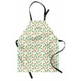 thumbnail image 1 of Easter Apron, Orange Carrots Colorful Eggs and Dots in Cartoon Style Fresh and Healthy Bunny Food, Unisex Kitchen Bib with Adjustable Neck for Cooking Gardening, Adult Size, Multicolor, by Ambesonne, 1 of 4