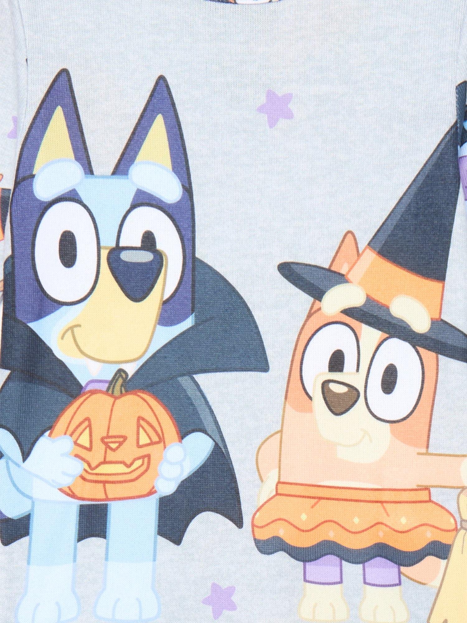 Bluey and Bingo Girls Halloween Long Sleeve Tee and Pants Pajama Set, 2-Piece, Sizes 4-10