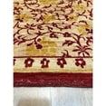 thumbnail image 4 of EORC Ivory Handmade Afghan Wool Transitional Turkish Knot Rug, 8'1 x 9'9, 4 of 4